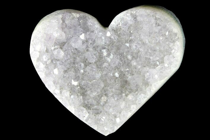 Quartz Crystal Cluster Heart - Uruguay #128714